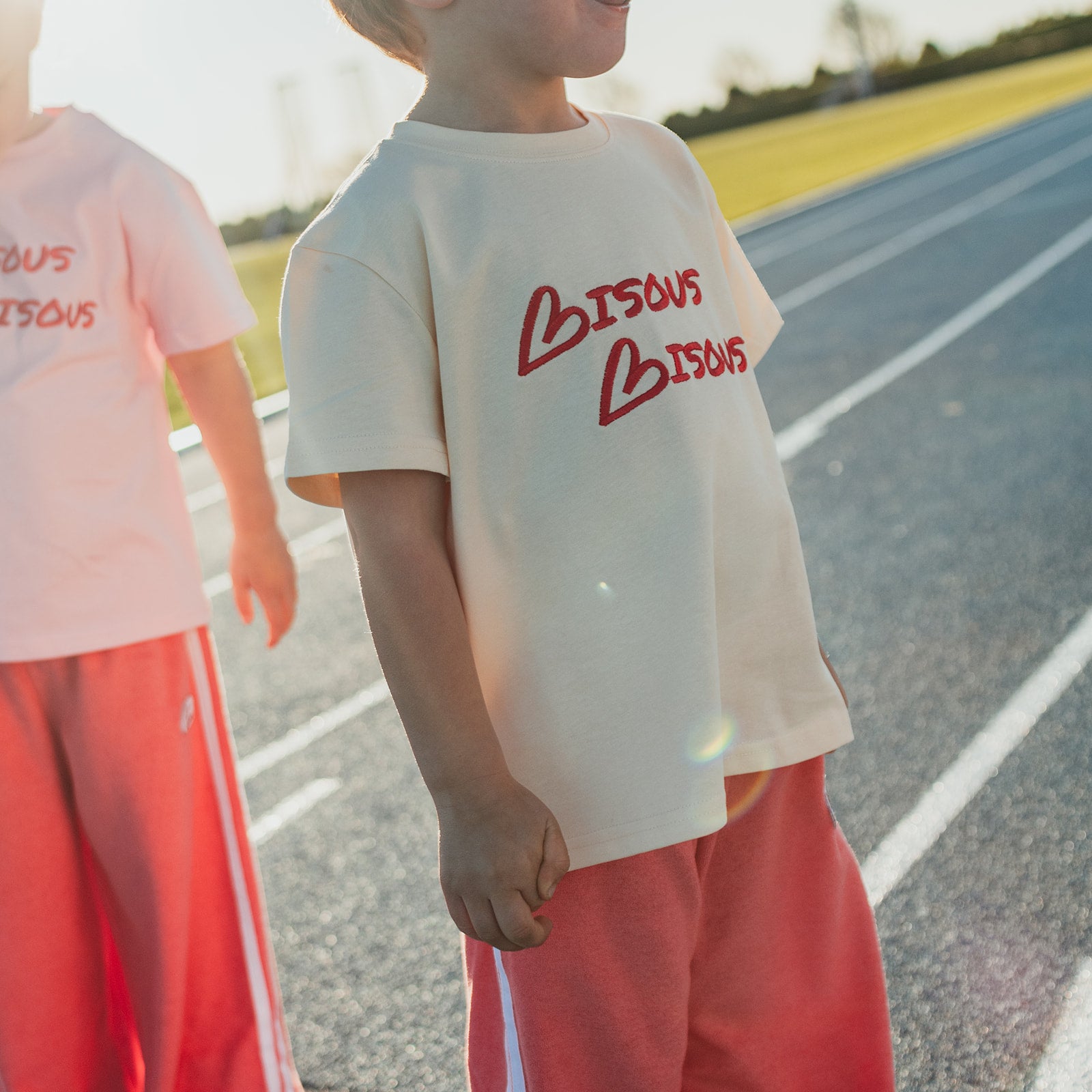 Bisous Bisous T-Shirt - Cream