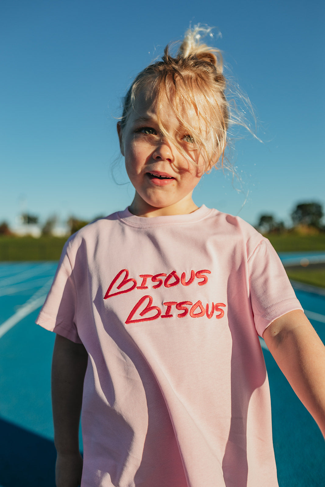 Bisous Bisous T-Shirt - Pink