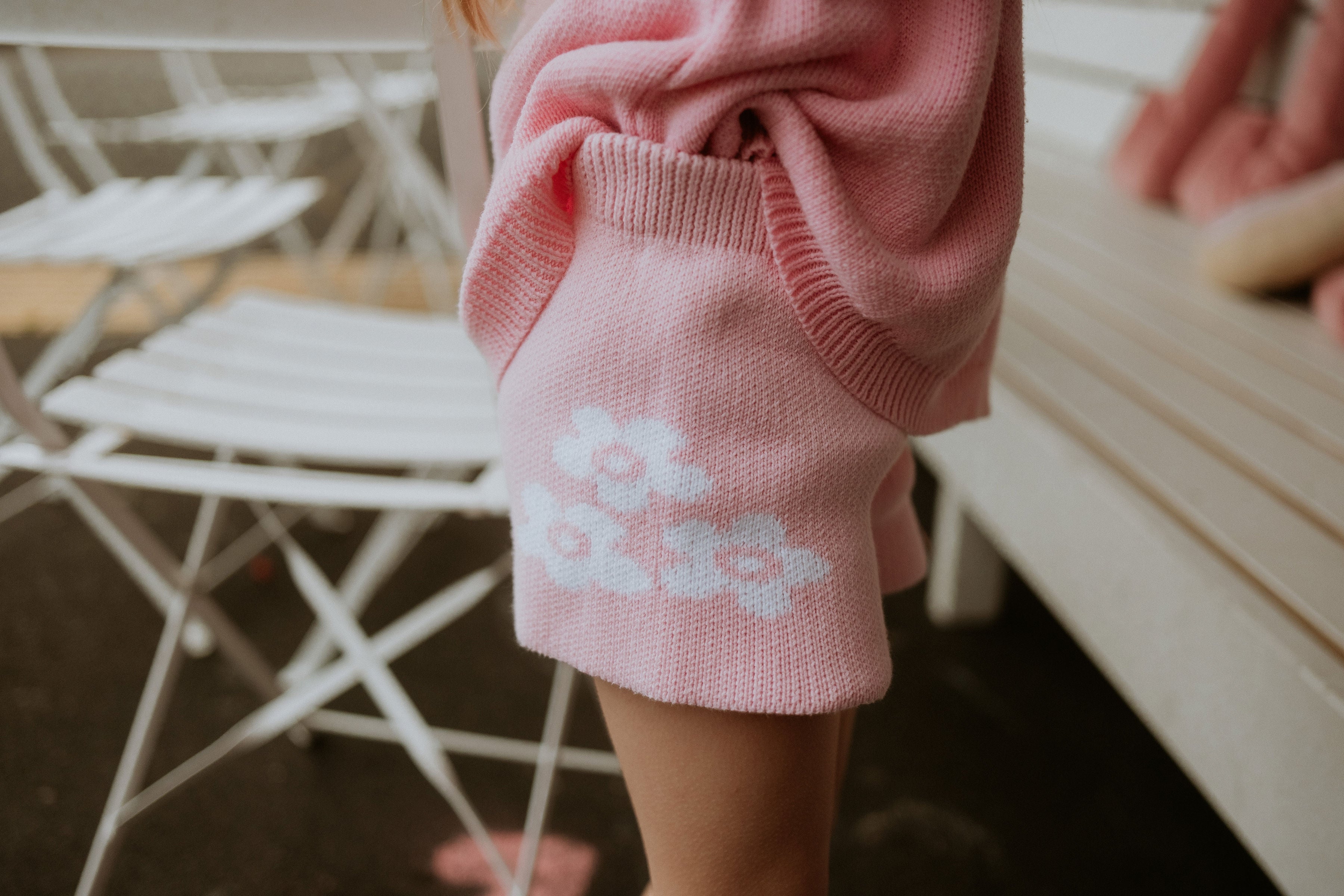 Cherry Blossom Knit Short