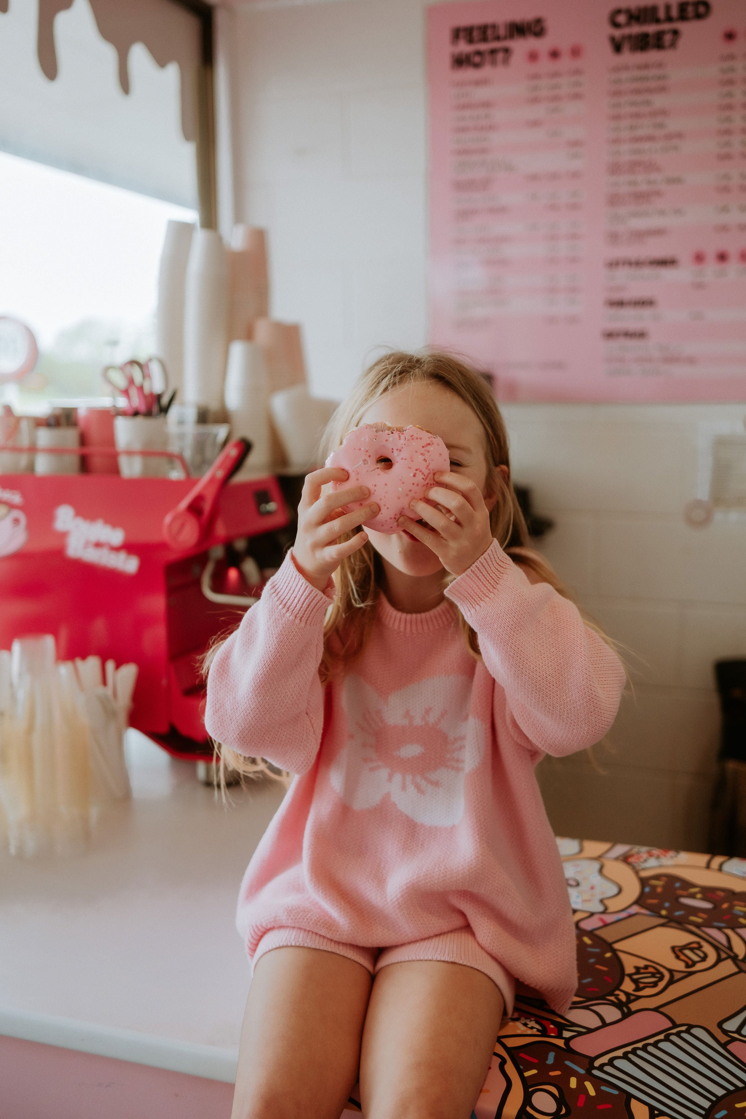 Cherry Blossom Knit Pullover