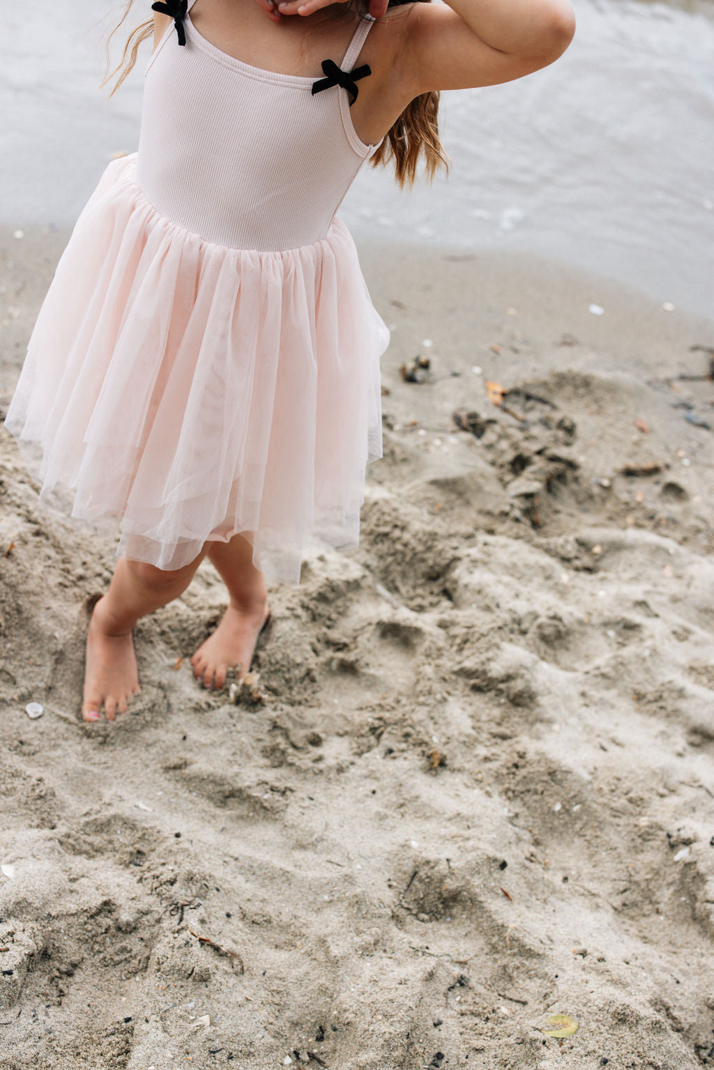 The Holiday Tulle Dress - Shell Pink