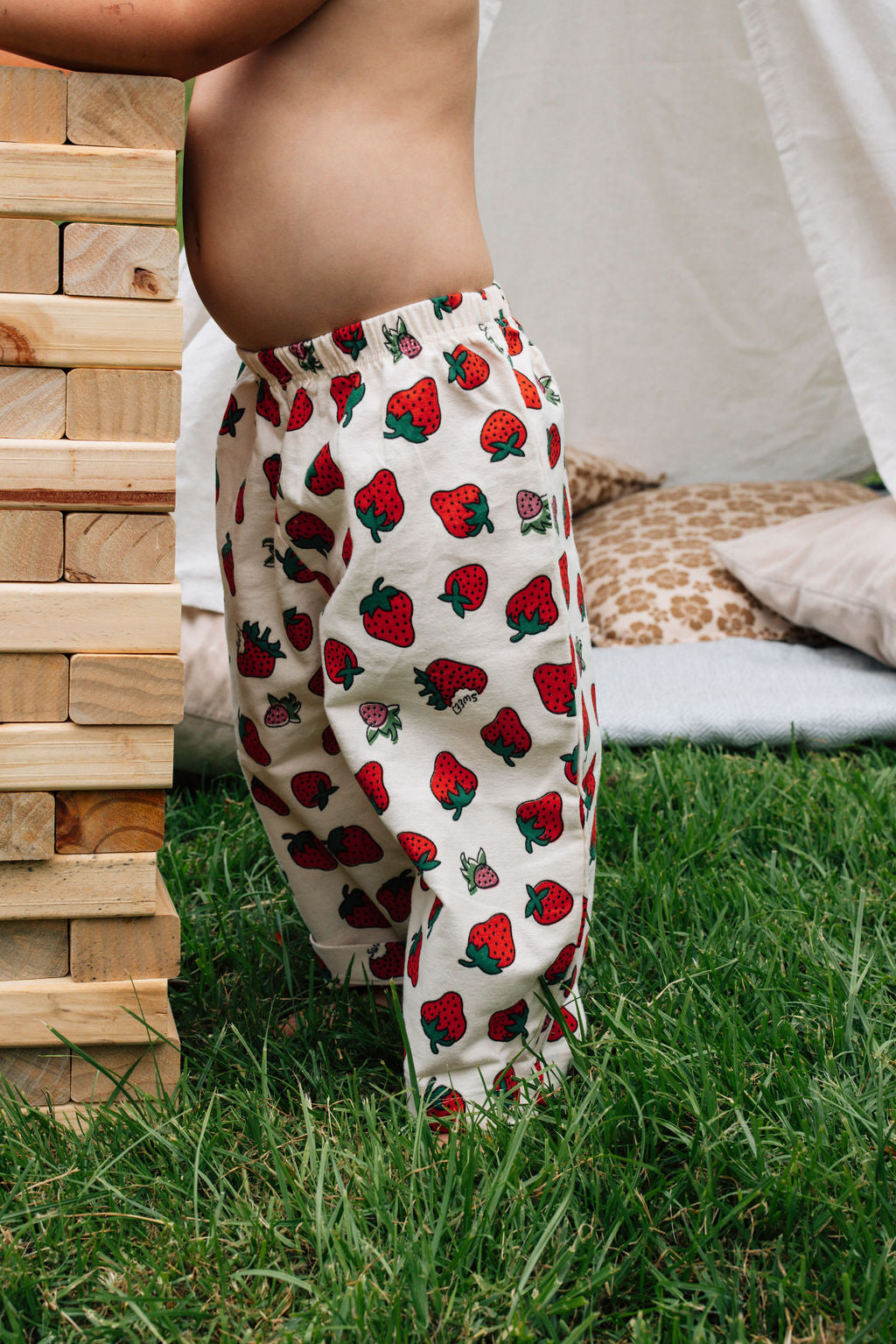 Strawberry Cotton Pants