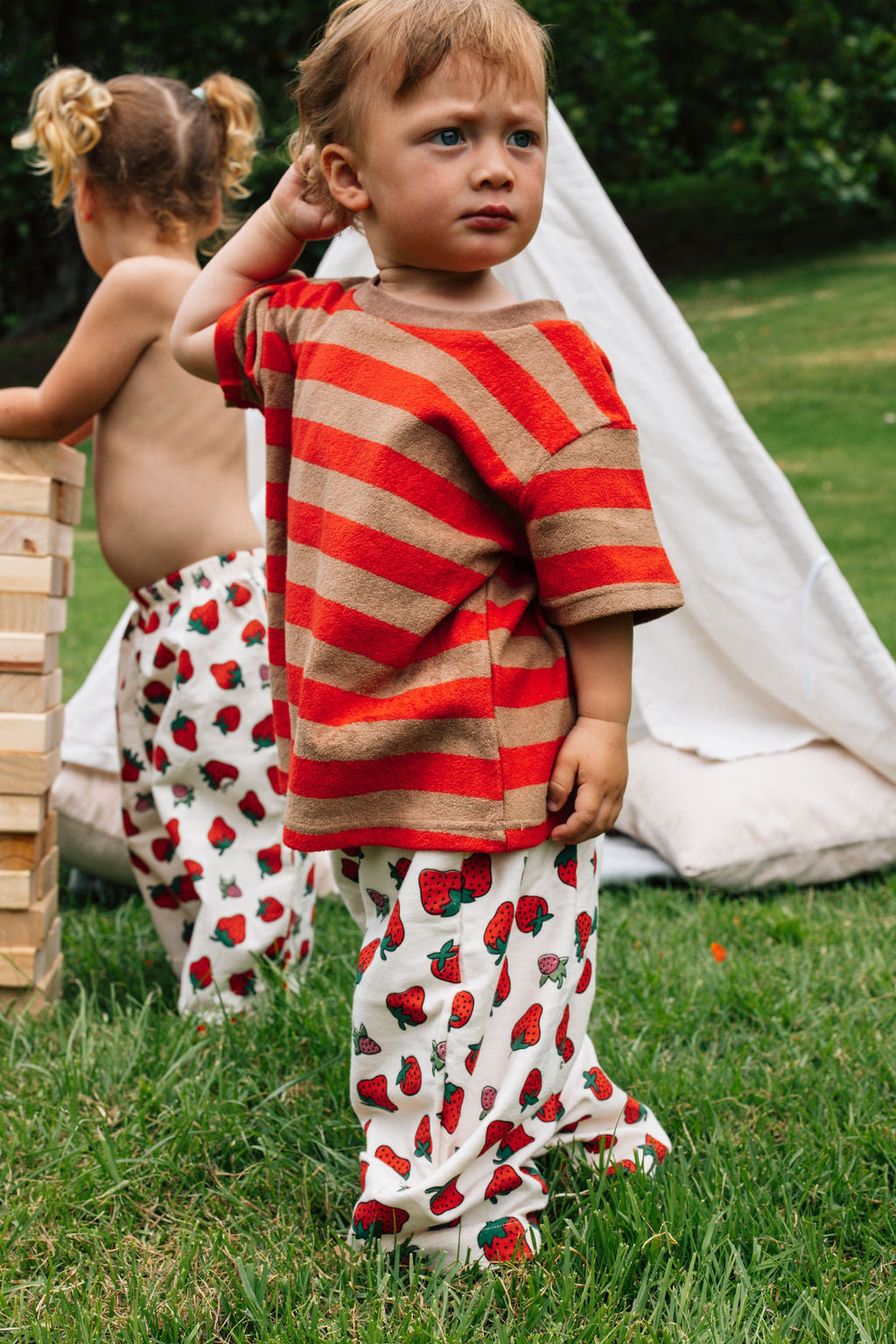 Strawberry Cotton Pants