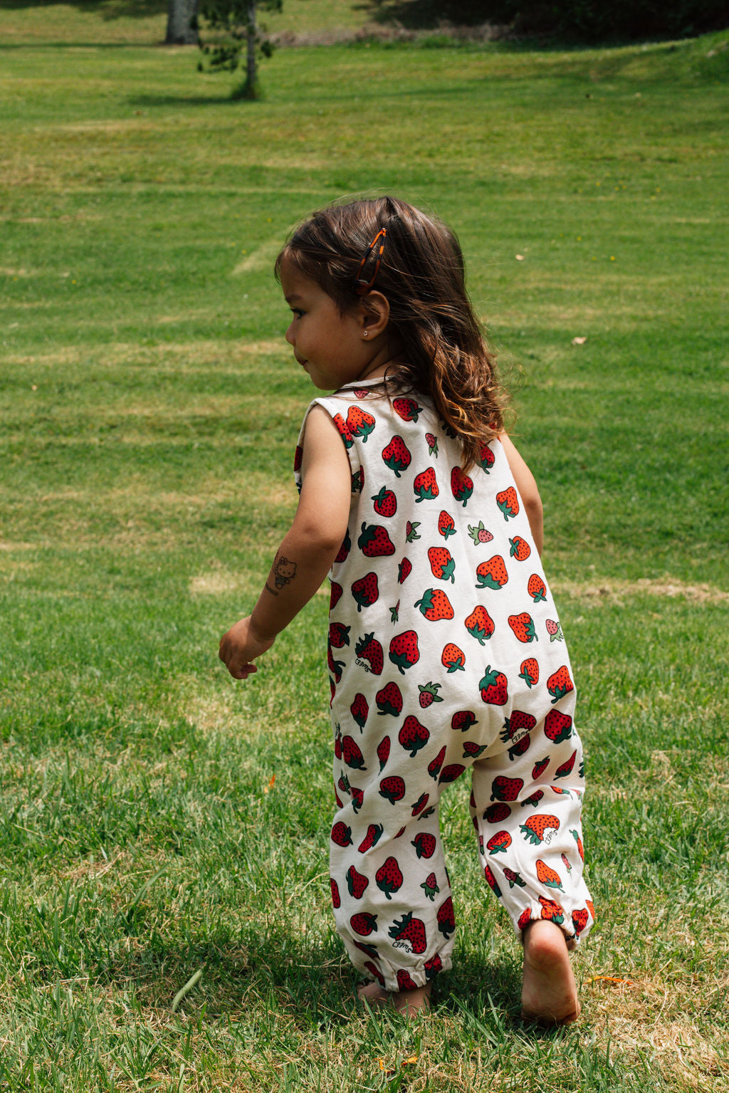 Strawberry Cotton Jumpsuit